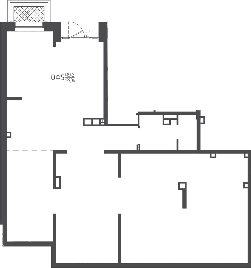 Торговые, 159.34 м², цена: 31 947 670 ₽ (200 500 ₽/м²), г. Иркутск, ул.  Эдуарда Дьяконова, д. 14, №5, («ЖК «СОЮЗ PRIORITY»»), этаж: 1/10